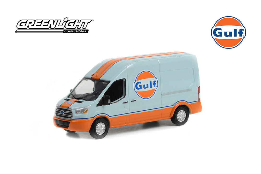 Greenlight - 2019 Ford Transit LWB High Roof - Gulf Oil