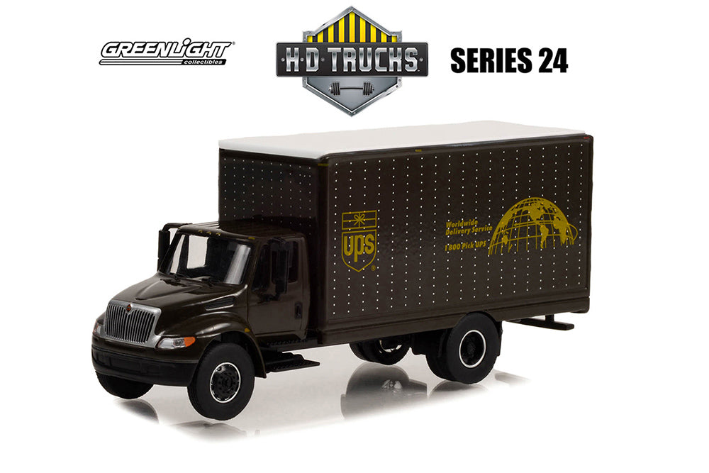 Greenlight - Heavy Duty Trucks Series 24 | 2013 International® Durastar Box Van - United Parcel Service (UPS®) "Worldwide Delivery Service"