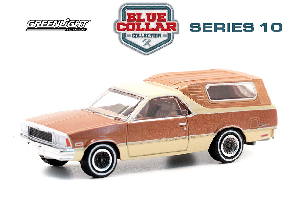 Greenlight - Blue Collar Collection Series 10 | 1978 GMC® Caballero Laredo with Camper Shell