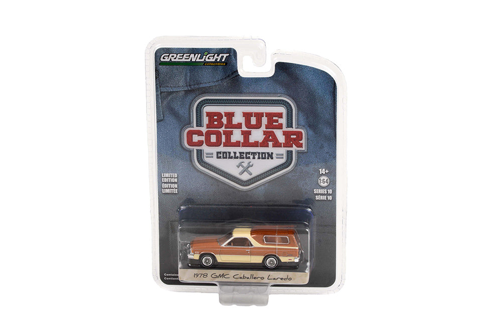Greenlight - Blue Collar Collection Series 10 | 1978 GMC® Caballero Laredo with Camper Shell