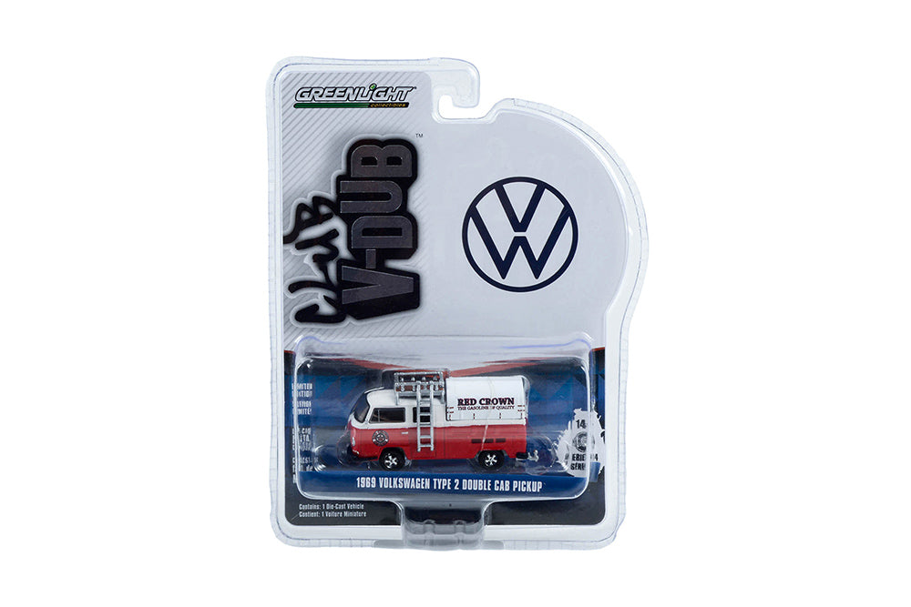 Greenlight Club Vee-Dub Series 1969 Volkswagen Type 2 Double Cab Pickup