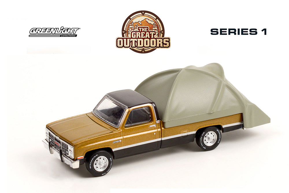 Greenlight - The Great Outdoors Series 1 1984 GMC® Sierra Classic Pickup Truck with Modern Truck Bed Tent