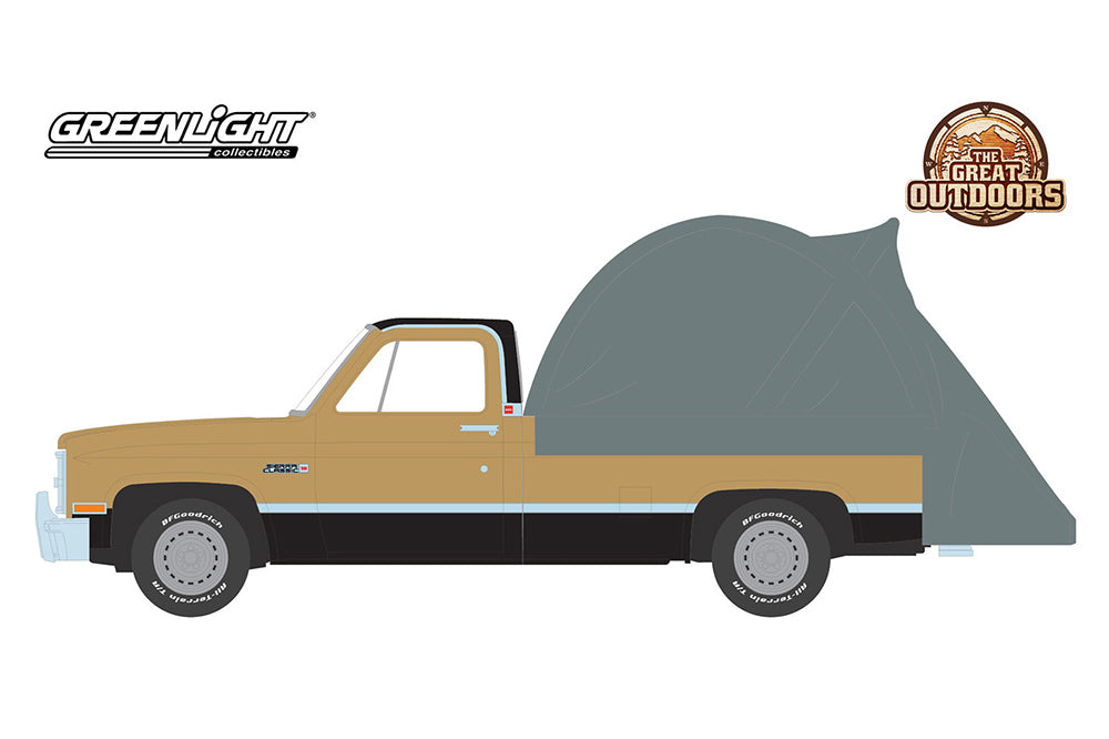 Greenlight - The Great Outdoors Series 1 1984 GMC® Sierra Classic Pickup Truck with Modern Truck Bed Tent