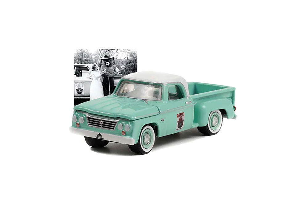 Greenlight - Smokey Bear Series 1965 Dodge D-100 Pickup Truck "Please! Only You Can Prevent Forest Fires"