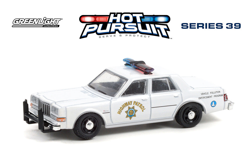 Greenlight - Hot Pursuit Series 39 | 1988 Dodge Diplomat Vehicle Pollution Enforcement Program CHP "California Highway Patrol"