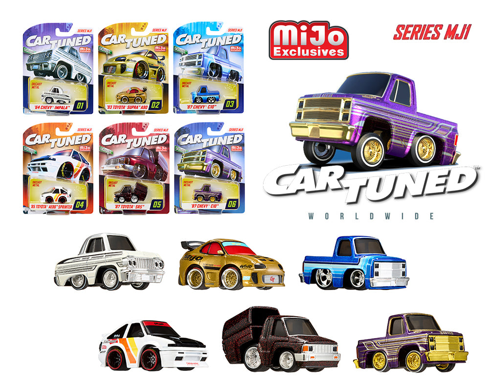 CarTuned 1:64 Mijo Exclusives Series MJ1 Assortment of 6 LIMITED EDITION CARS (SET OF 6 CARS) *SEALED CASE*