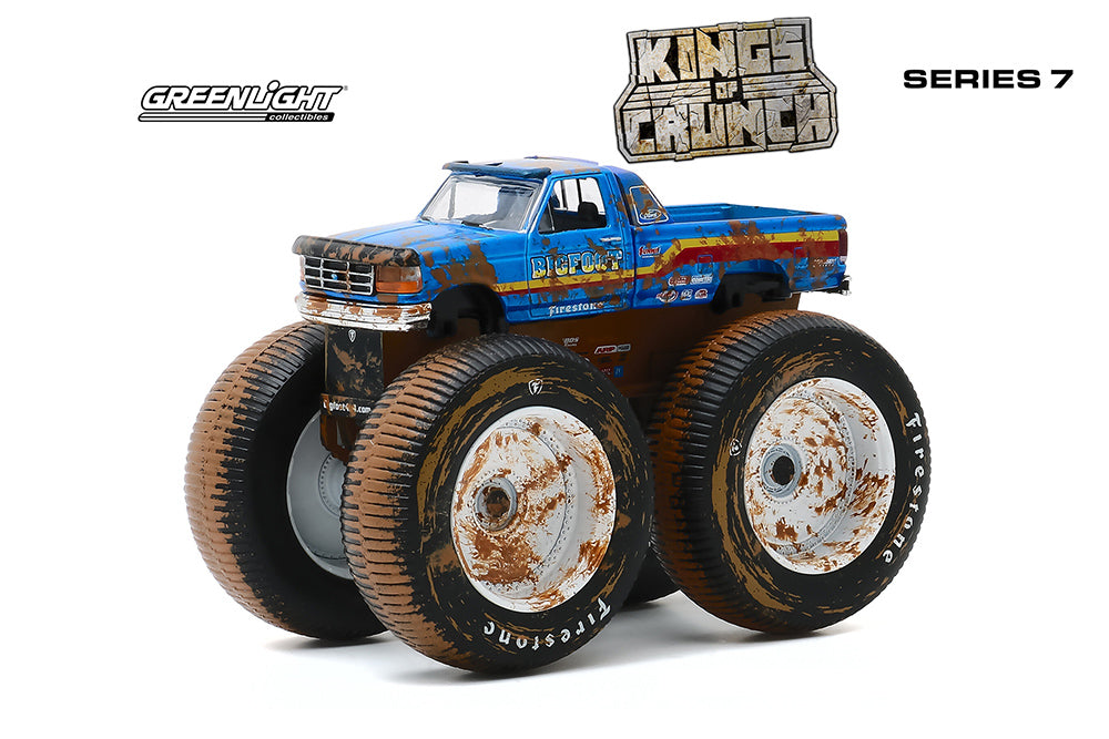Greenlight - Kings of Crunch Series 7 | 1996 Ford F-250 Monster Truck - Bigfoot #7 (Dirty Version