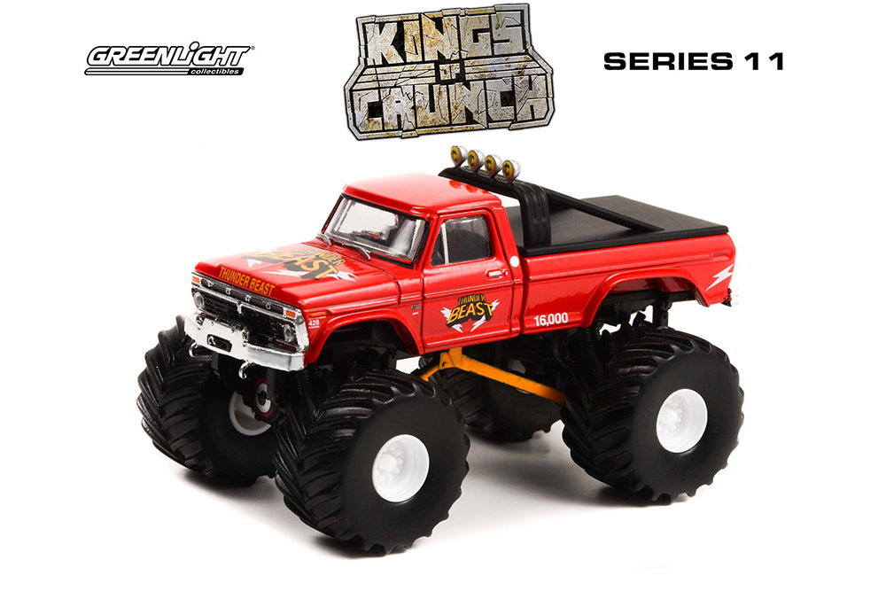 Greenlight - Kings of Crunch Series 11 | 1976 Ford F-250 Monster Truck - Thunder Beast