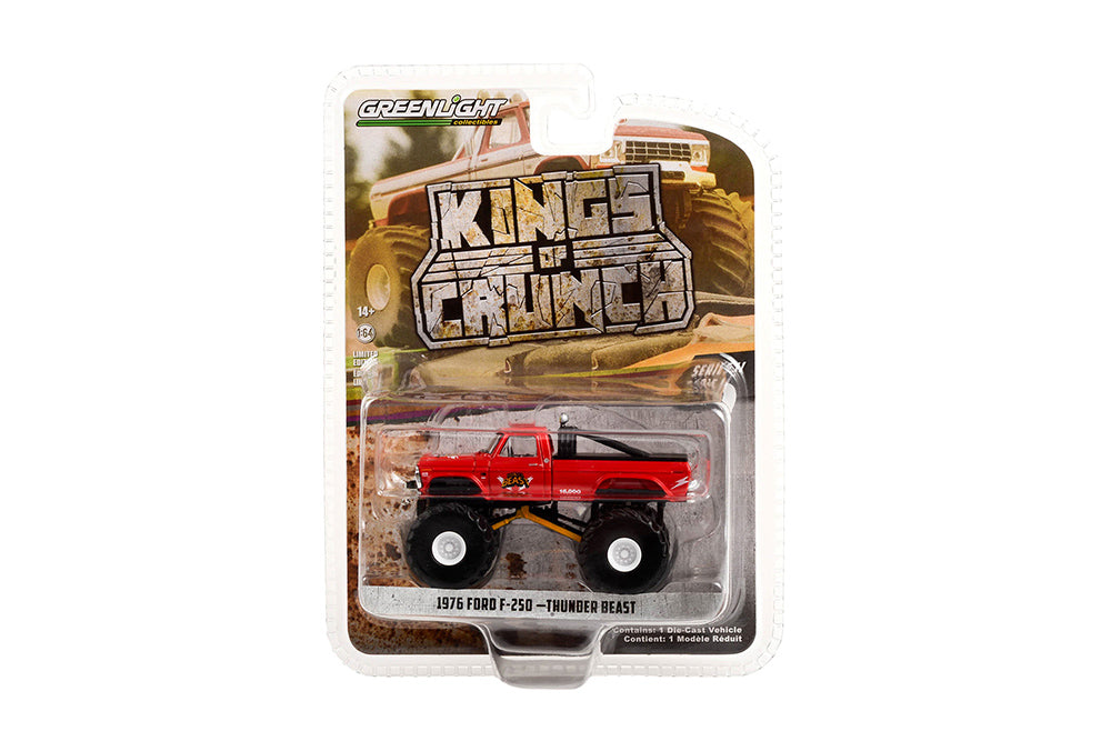 Greenlight - Kings of Crunch Series 11 | 1976 Ford F-250 Monster Truck - Thunder Beast
