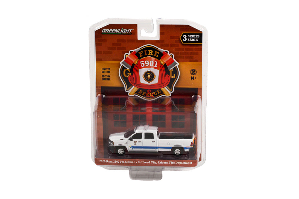 Greenlight - Fire & Rescue Series 3 | 2020 Ram 2500 Tradesman Pickup Truck "Bullhead City Fire Department" (Arizona)