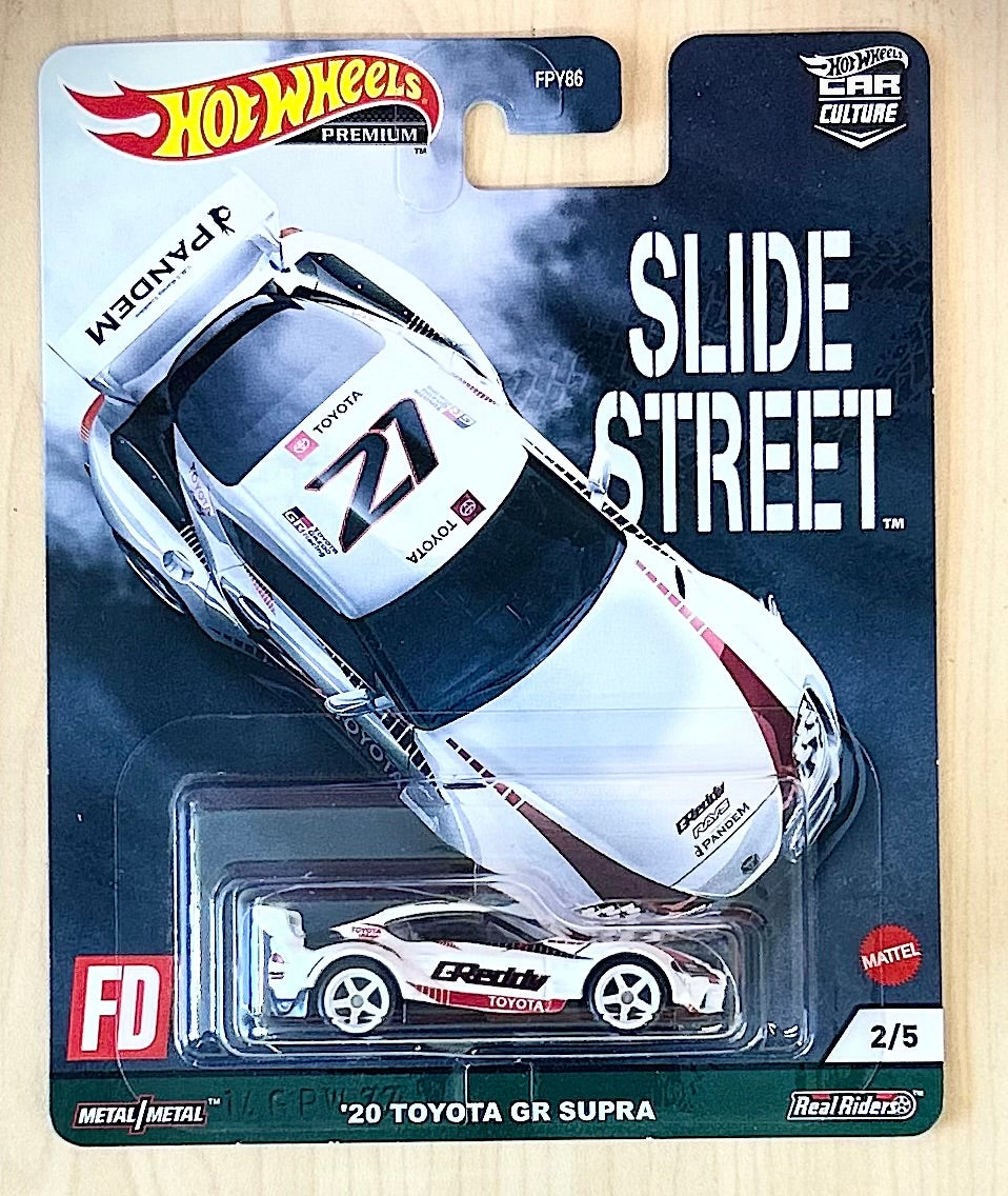 Hot Wheels Premium Car Culture '20 Toyota GR Supra Slide Street