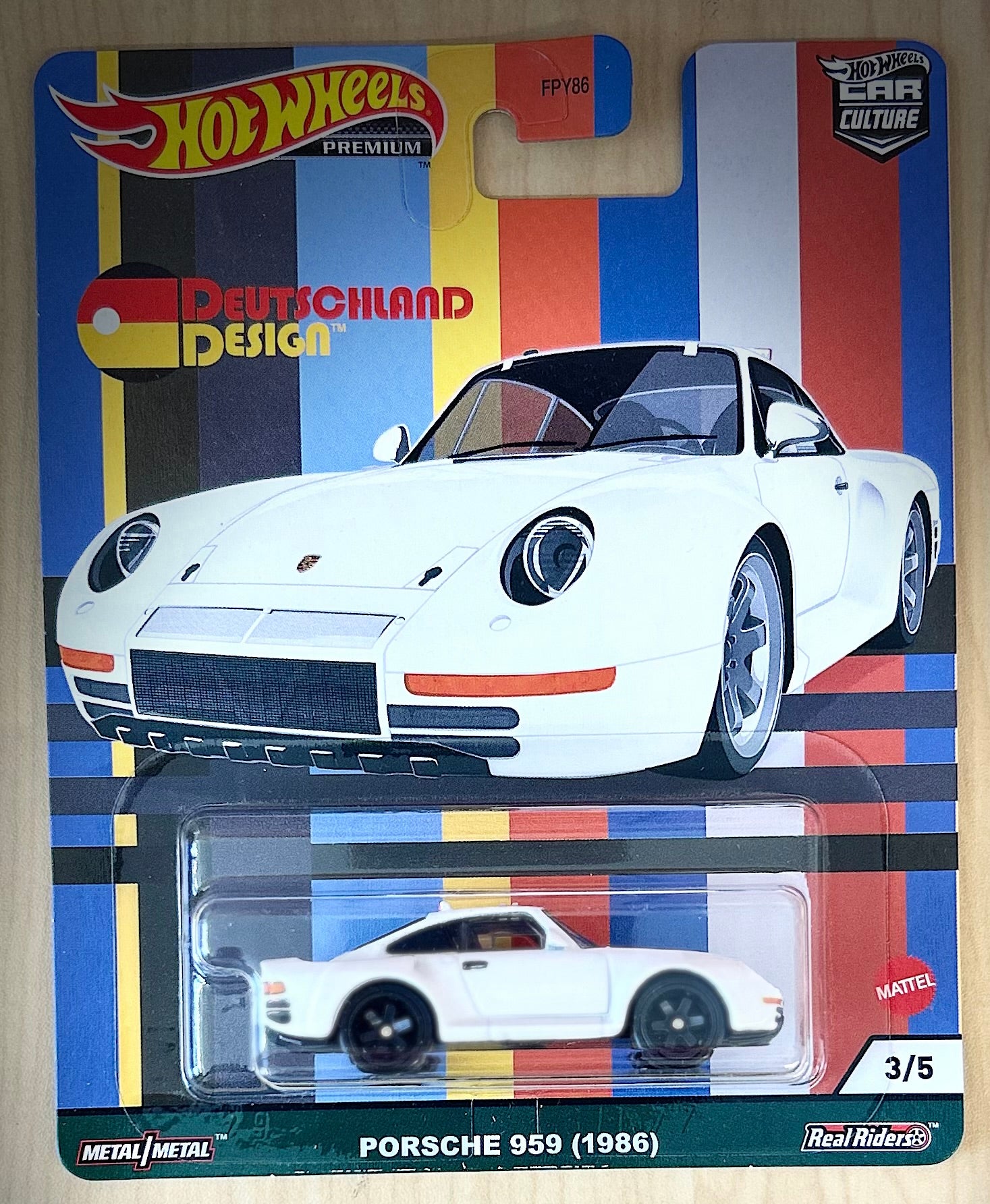 Hot Wheels Premium Car Culture Porsche 959 (1986) Deutschland Design