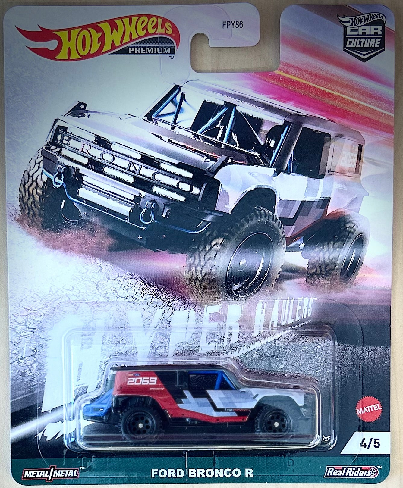 Hot Wheels Premium Car Culture Ford Bronco R Hyper Haulers
