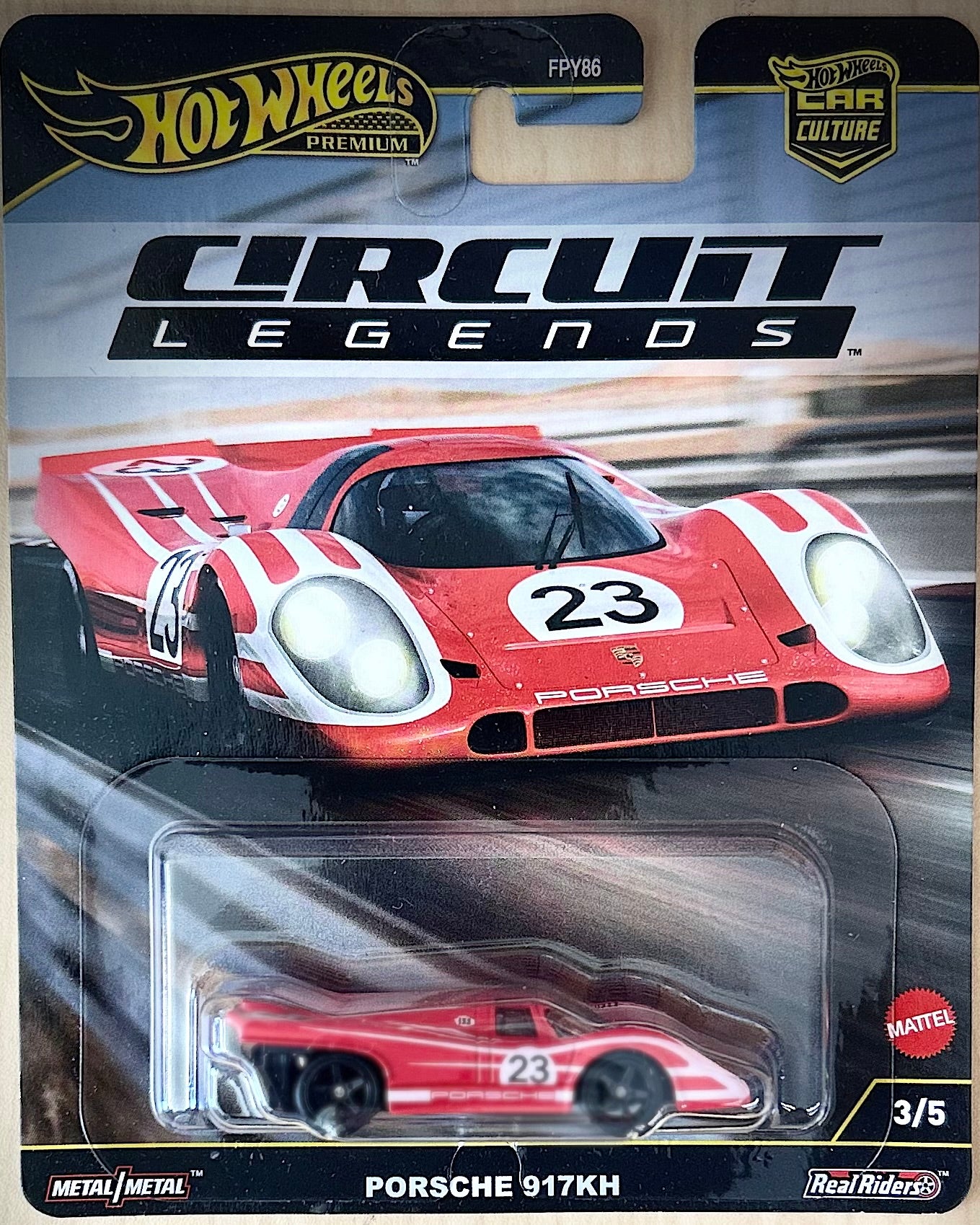 Hot Wheels Premium Car Culture Porsche 917KH Circuit Legends