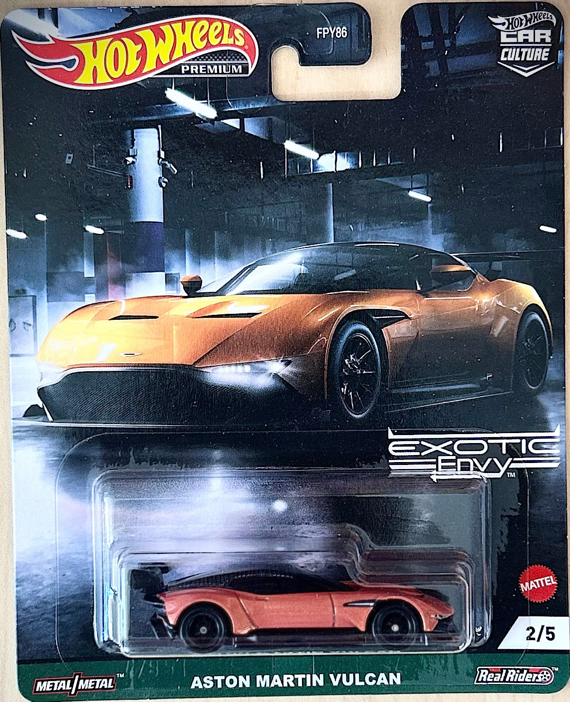 Hot Wheels Premium Car Culture Aston Martin Vulcan Exotic Envy