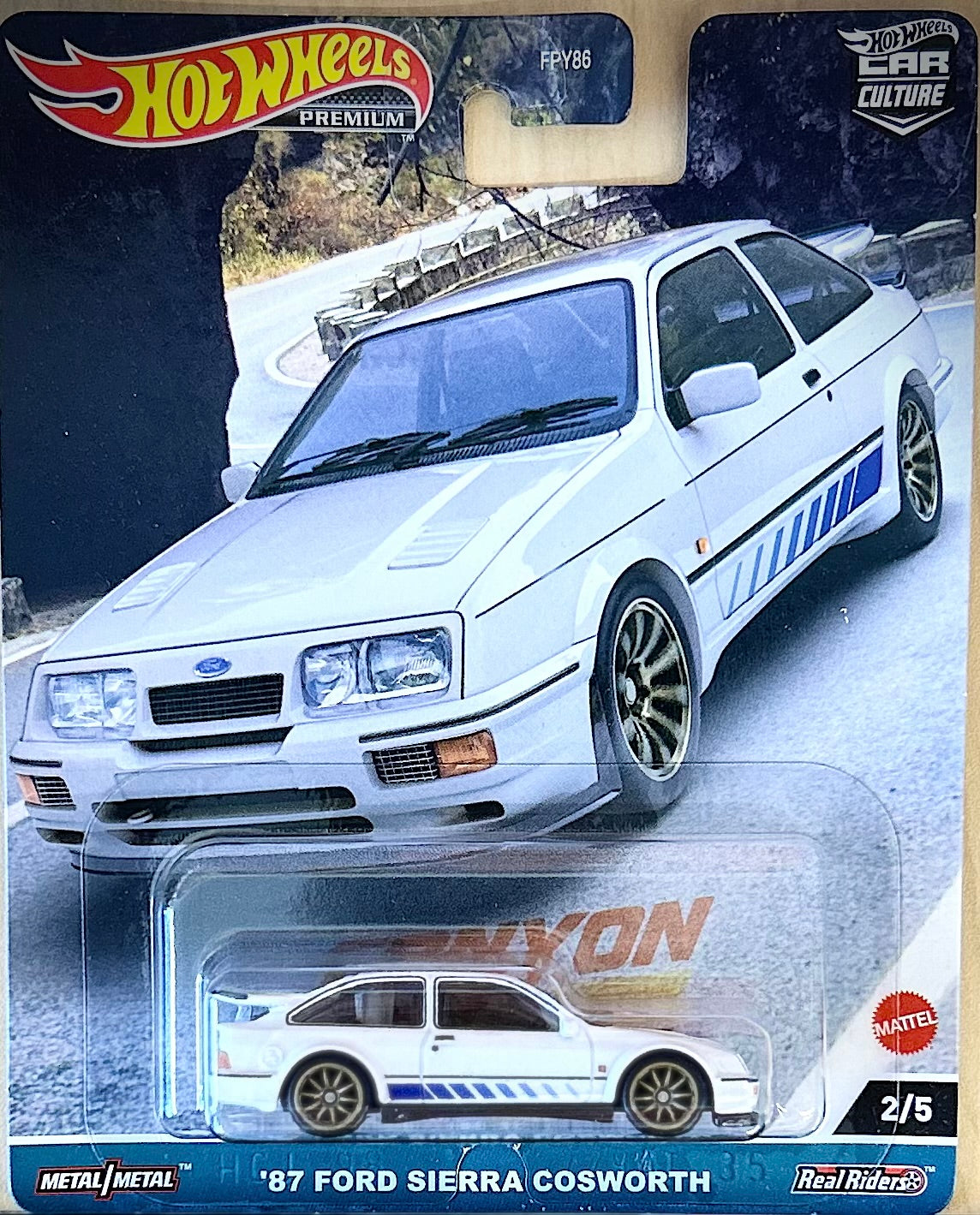 Hot Wheels Premium Car Culture '87 Ford Sierra Cosworth Canyon Warriors