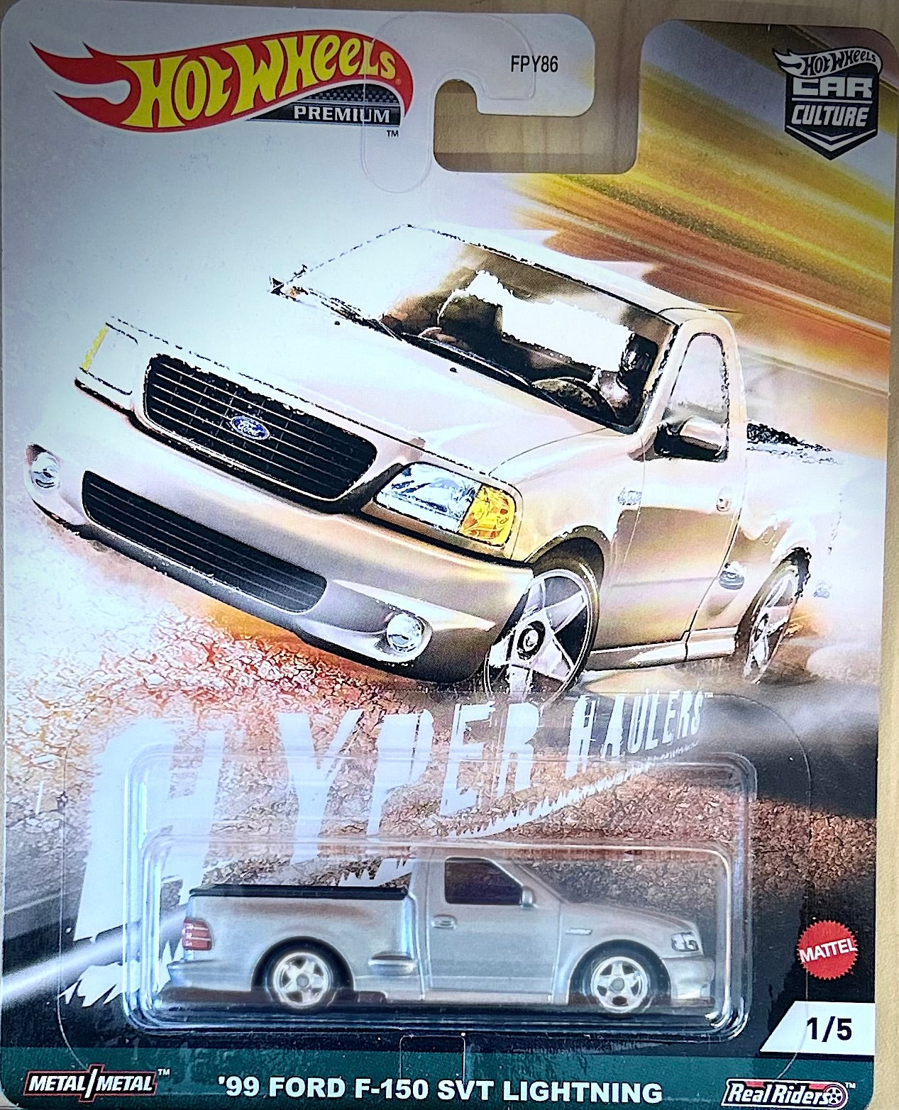 Hot Wheels Premium Car Culture '99 Ford F-150 SVT Lightning Hyper Haulers