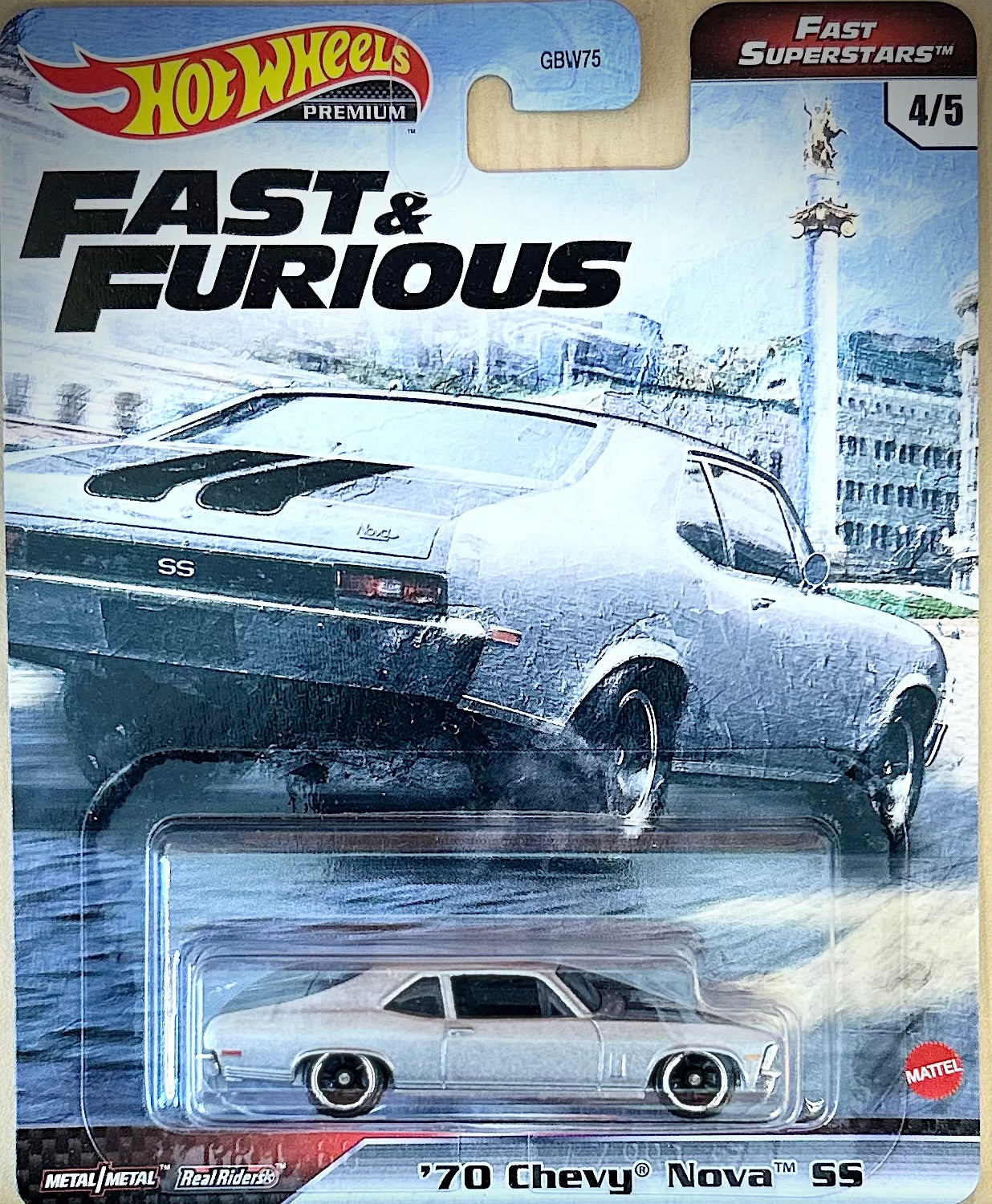 Hot Wheels Premium Fast Superstars '70 Chevy Nova SS Fast & Furious
