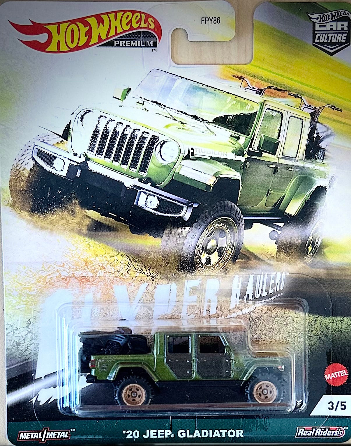 Hot Wheels Premium Car Culture '20 Jeep Gladiator Hyper Haulers