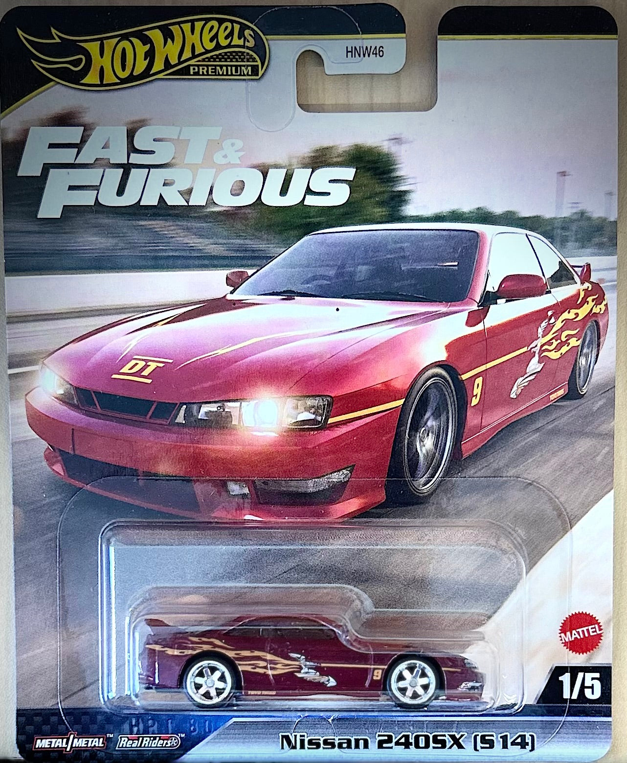 Hot Wheels Premium Nissan 240SX (S14) Fast & Furious