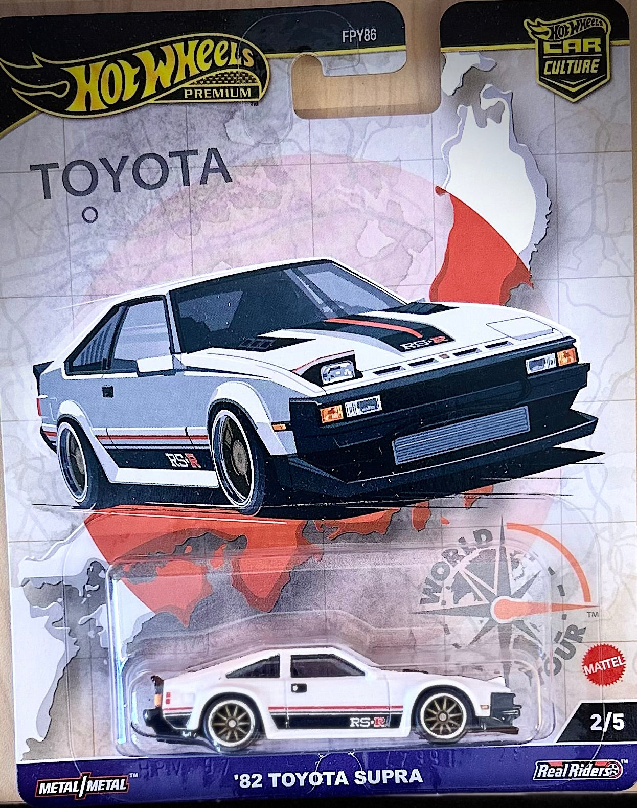 Hot Wheels Premium Car Culture '82 Toyota Supra World Tour