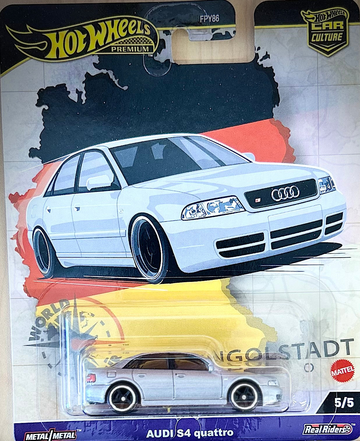 Hot Wheels Premium Car Culture Audi S4 quattro World Tour