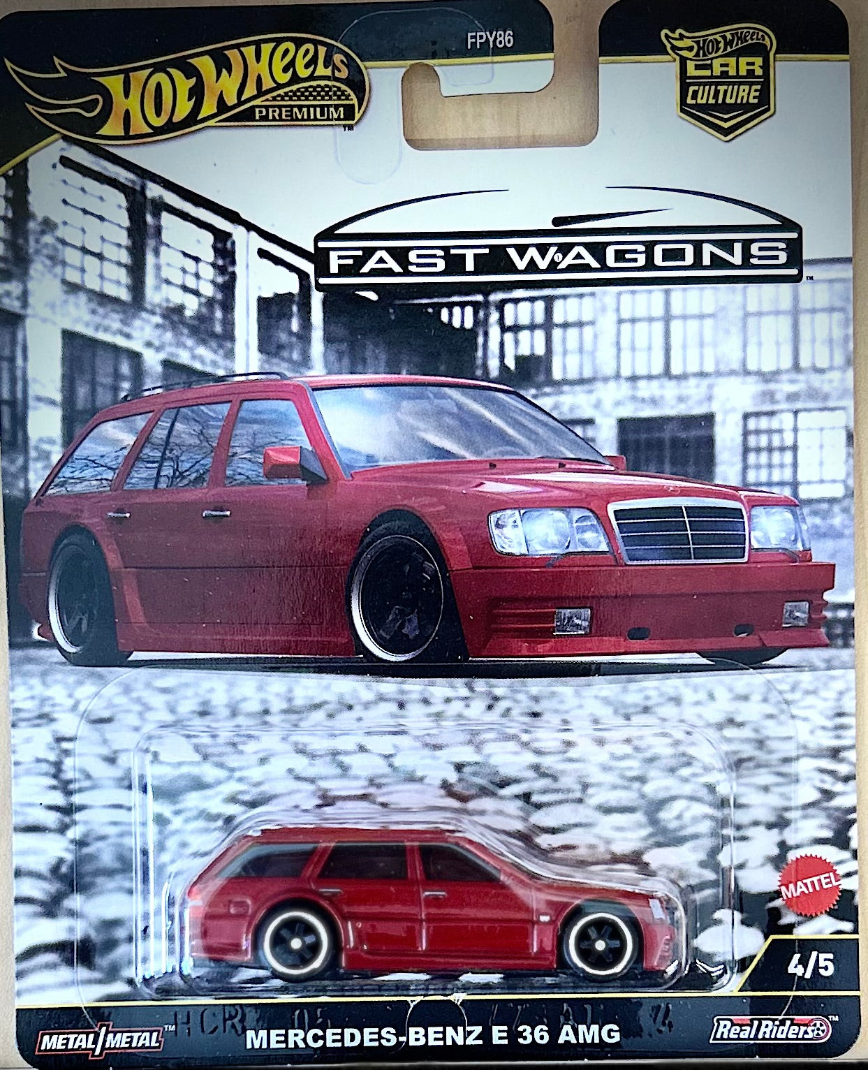 Hot Wheels Premium Car Culture Mercedes-Benz E 36 AMG Fast Wagons