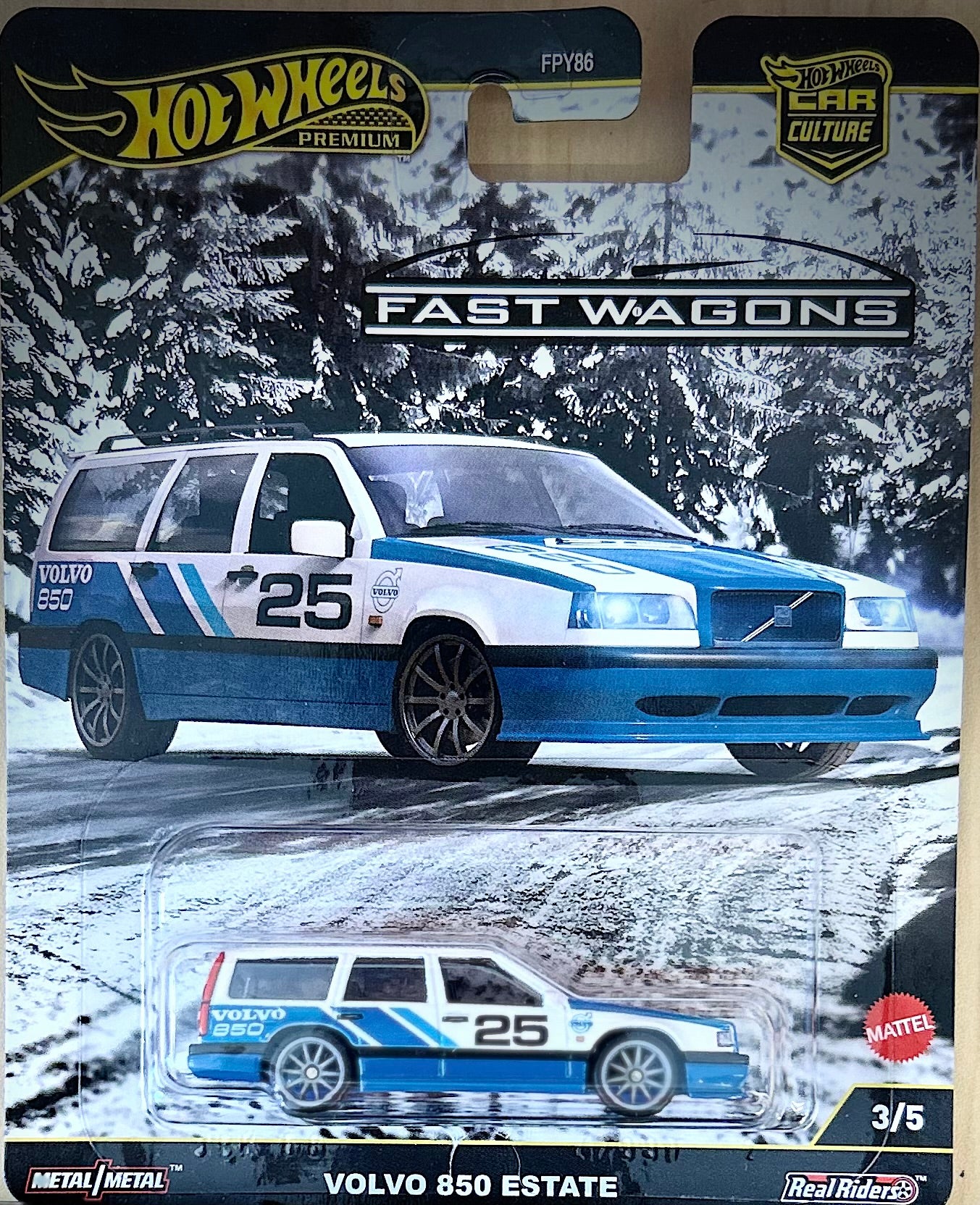 Hot Wheels Premium Car Culture Volvo 850 Estate Fast Wagons