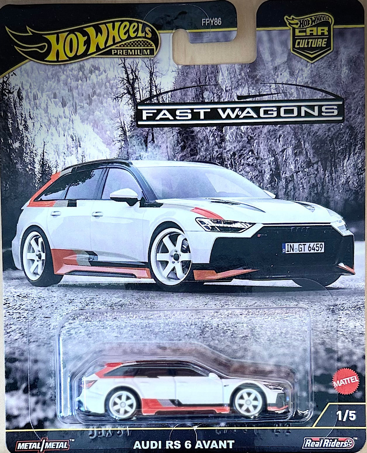 Hot Wheels Premium Car Culture Audi RS 6 Avant Fast Wagons
