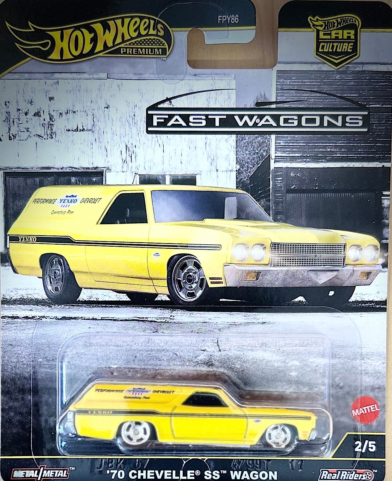 Hot Wheels Premium Car Culture '70 Chevelle SS Wagon Fast Wagons