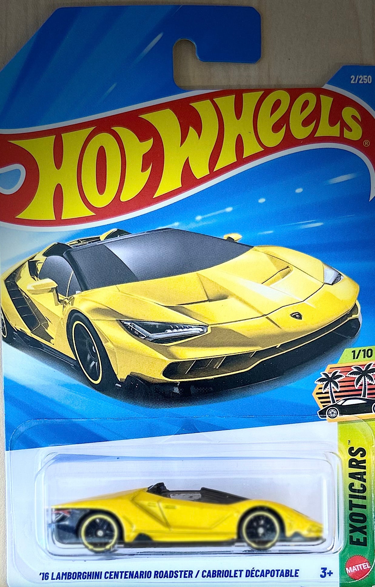 Hot Wheels '16 Lamborghini Centenario Roadster / Cabriolet Décapotable