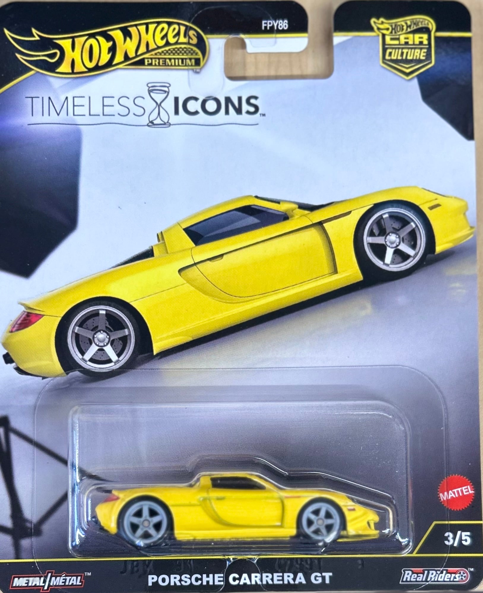 Hot Wheels Premium Car Culture Porsche Carrera GT Timeless Icons