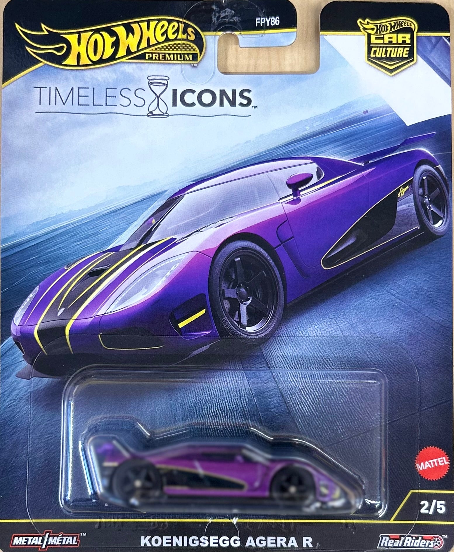 Hot Wheels Premium Car Culture Koenigsegg Agera R Timeless Icons