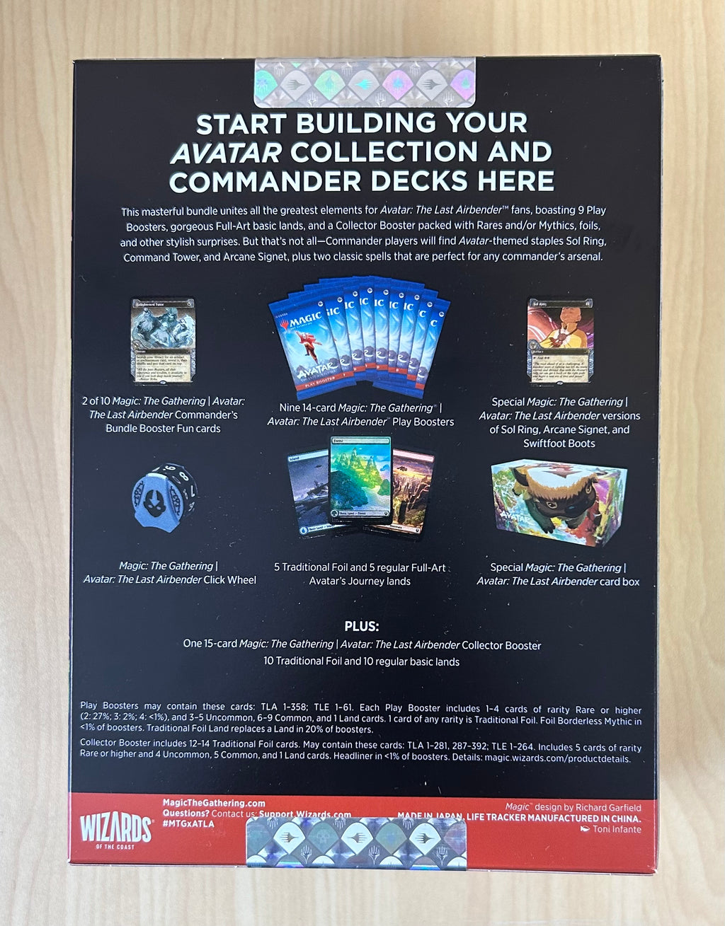 Magic The Gathering Avatar The Last Airbender Commander's Bundle