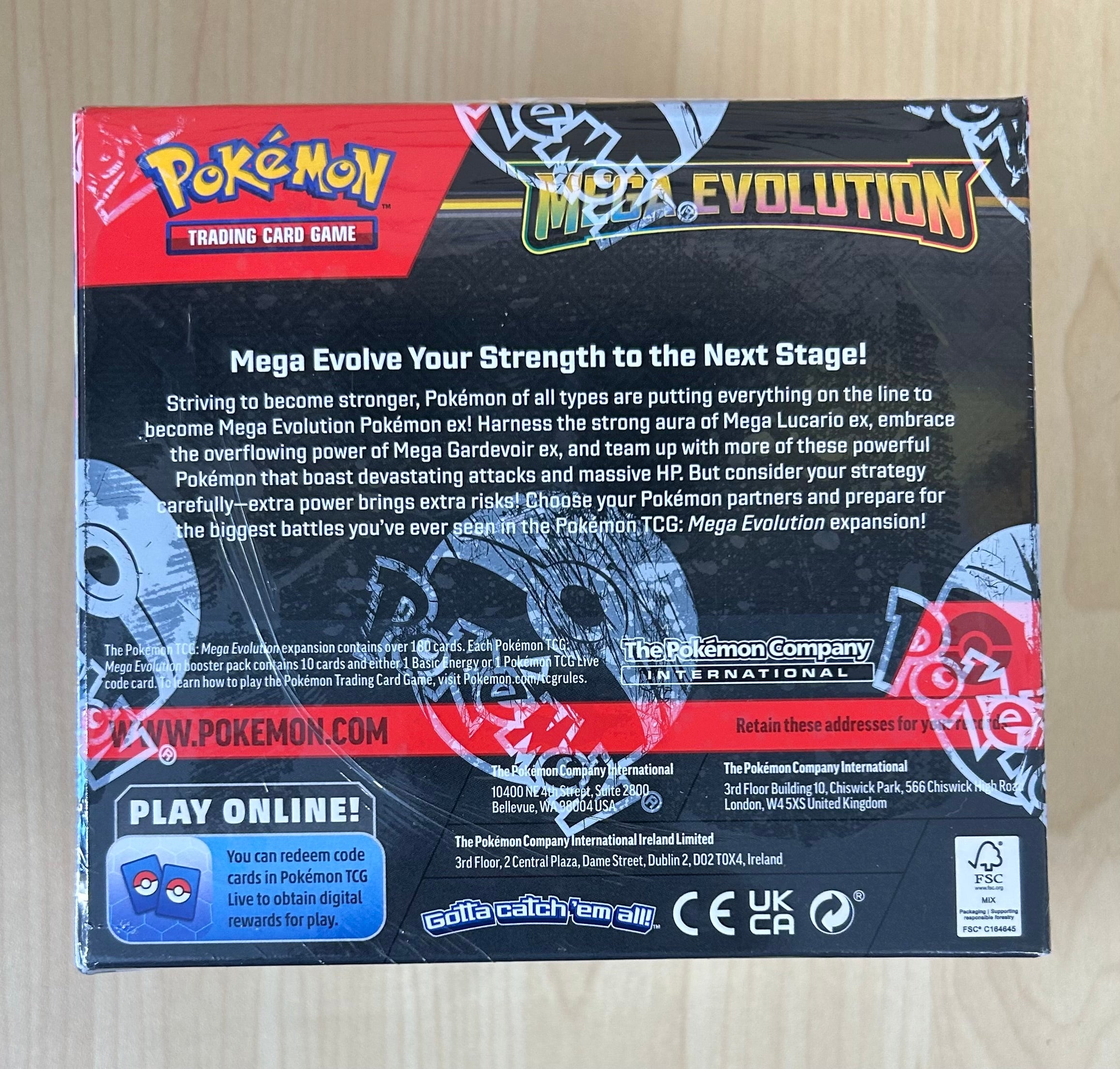 Pokemon Mega Evolution Enhanced Booster Box
