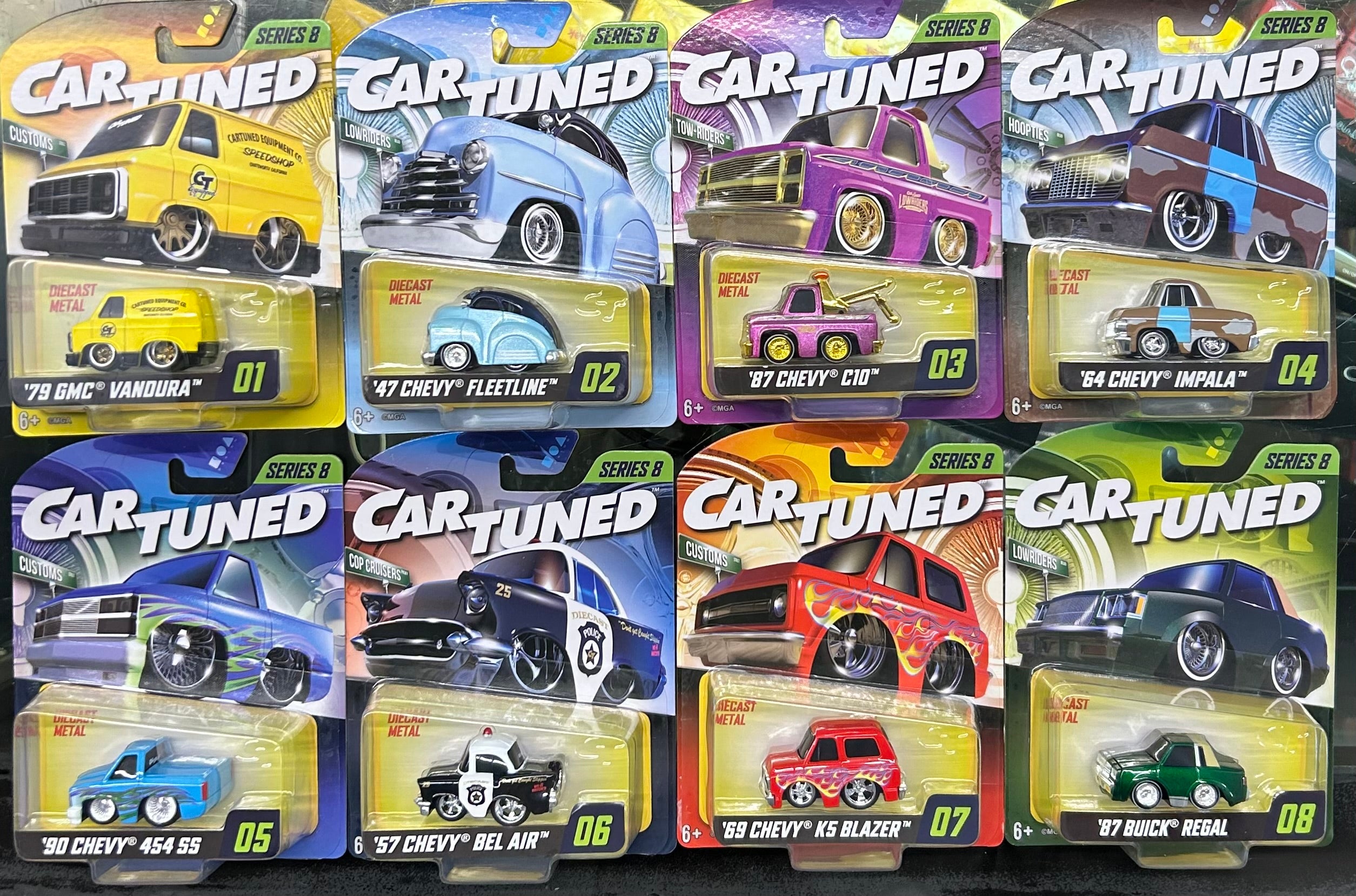 CarTuned 2025 Series 8 Mainline Assortment (Set of 8 Cars)