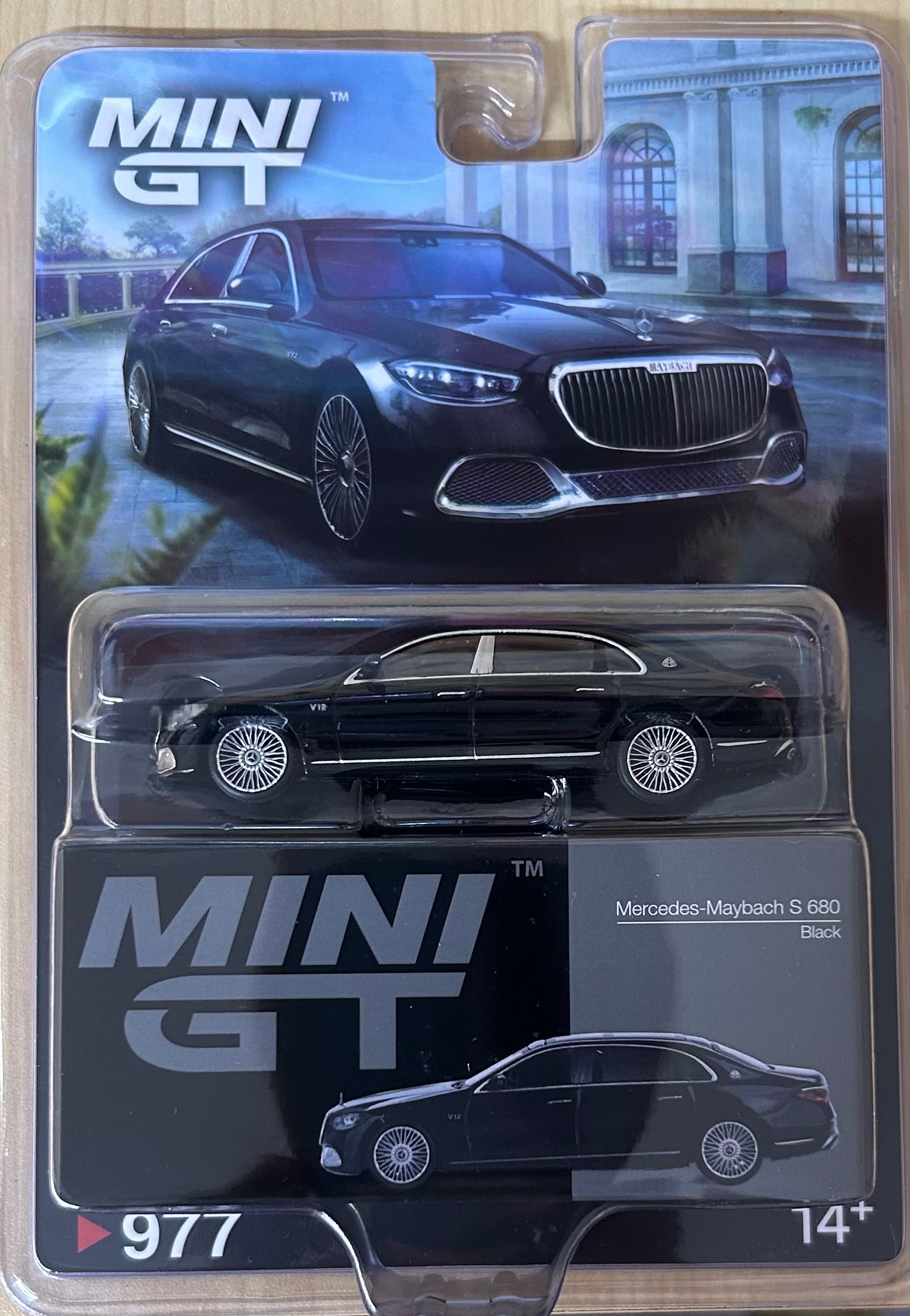 Mini GT Mercedes-Maybach S680 Black #977