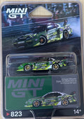 Mini GT LB-Super Silhouette Nissan S15 Silvia #555 V2 2024 Formula Drift Japan Green #823
