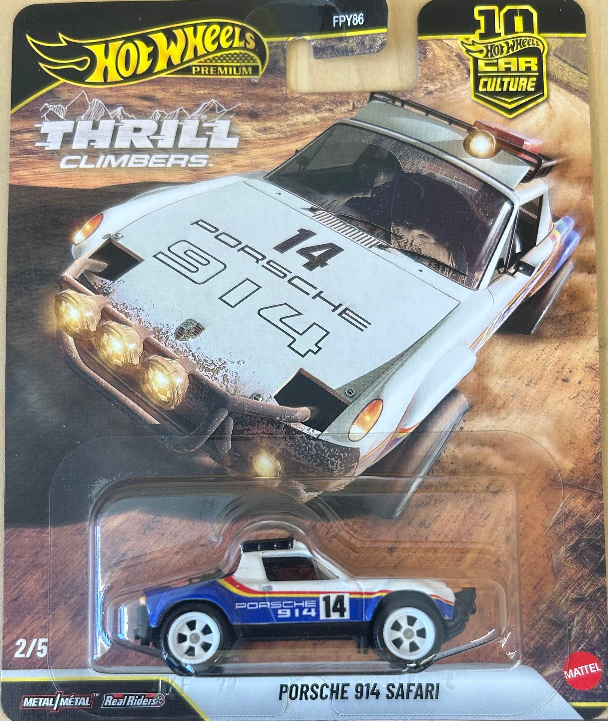 Hot Wheels Premium Car Culture Porsche 914 Safari Thrill Climbers Hot Wheels Premium Car Culture Porsche 914 Safari Thrill Climbers