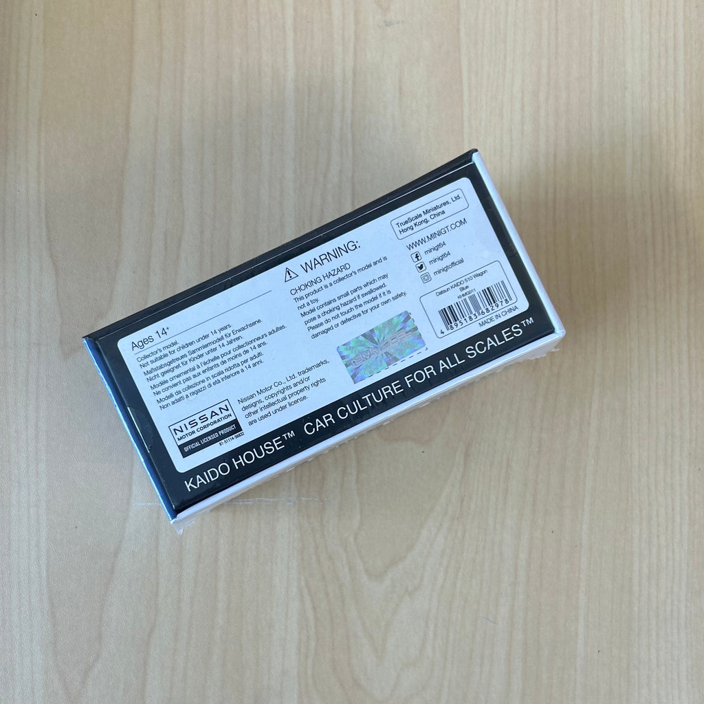 Kaido House Mini GT Datsun 510 Wagon Blue 011
