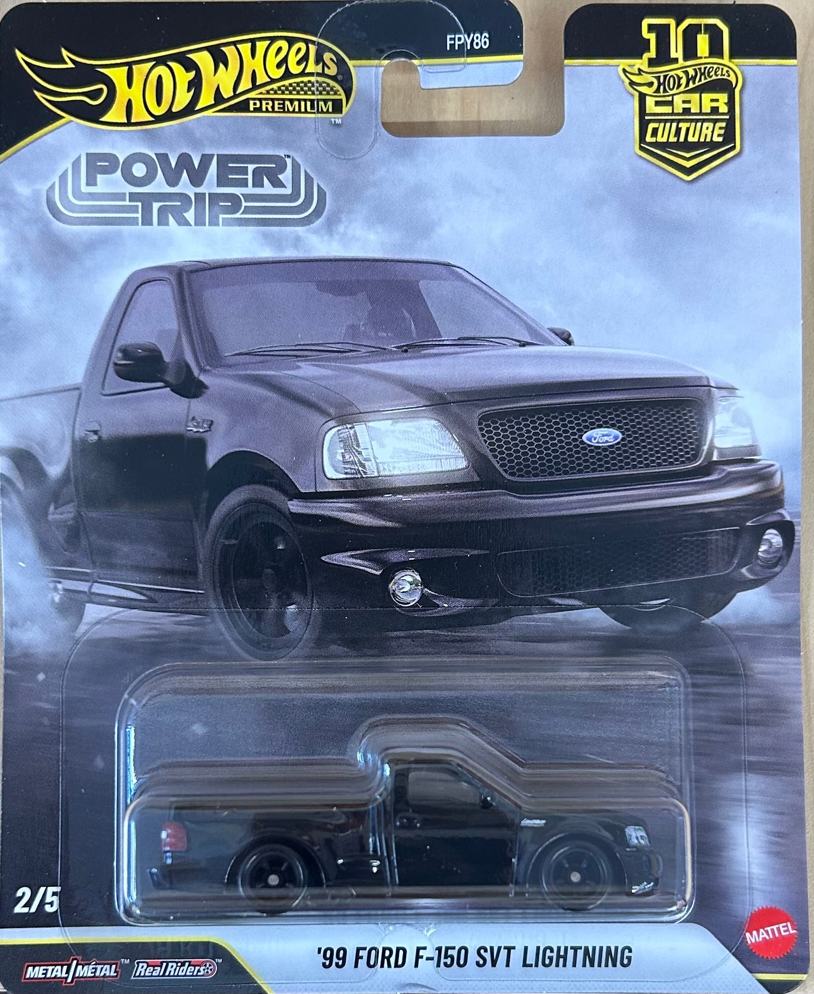 Hot Wheels Premium Car Culture '99 Ford F-150 SVT Lightning PowerTrip