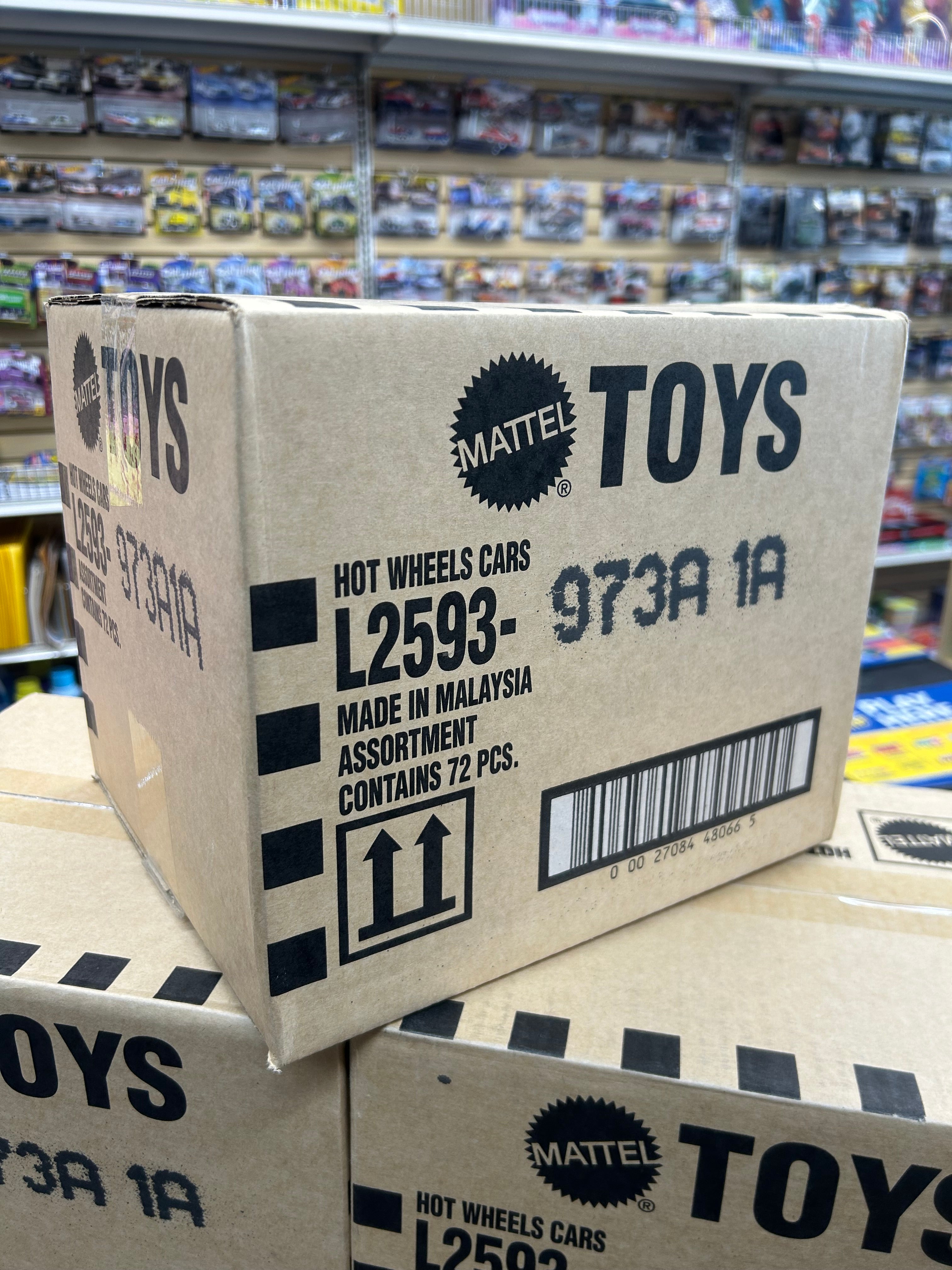 Hot Wheels Basic Factory Sealed Case L2593-973A (2026 CASE A) (72 Cars)