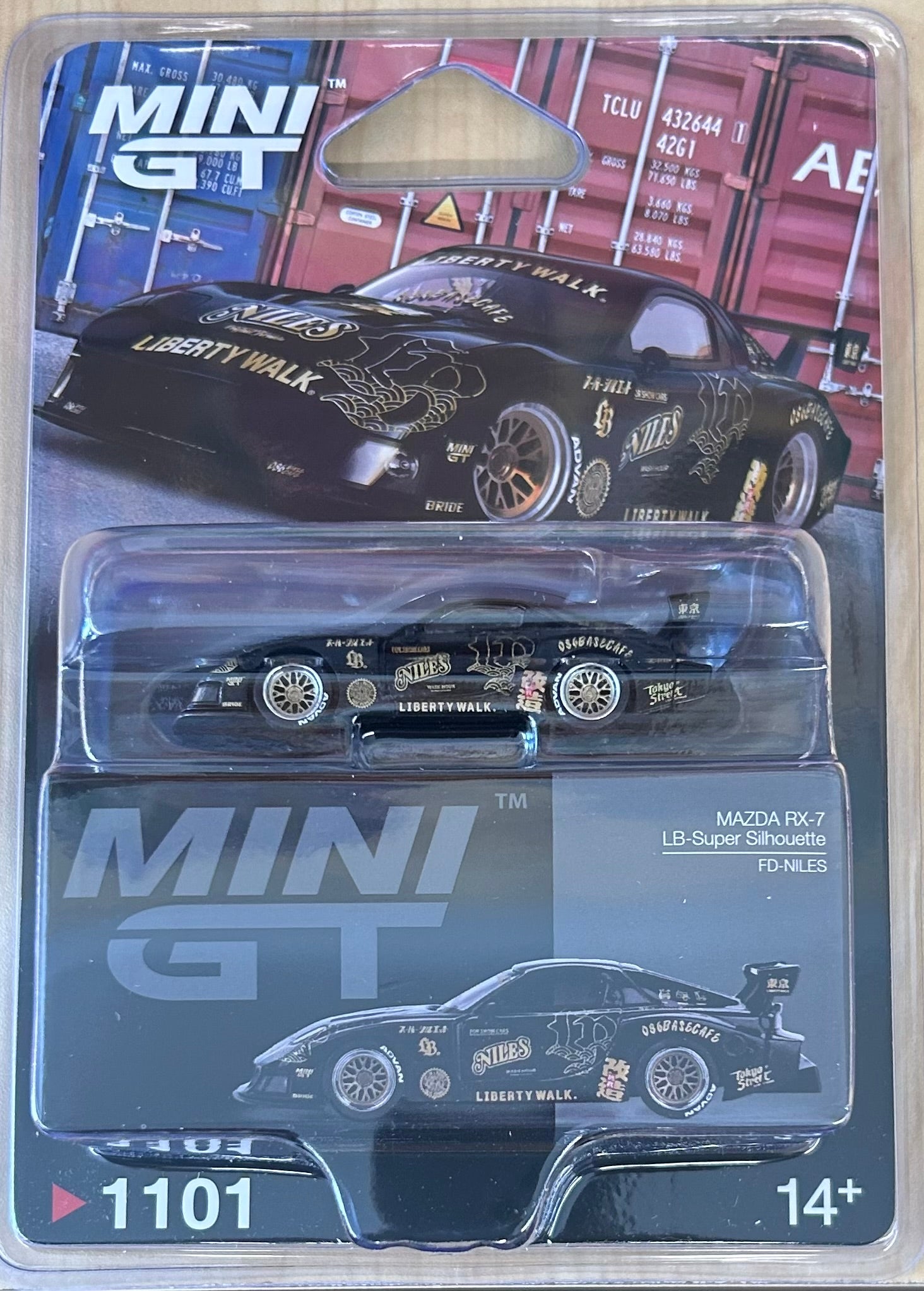 Mini GT Madza RX-7 LB-Super Silhouette FD-Niles #1101