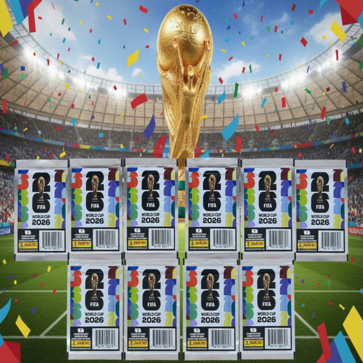 10 x FIFA World Cup 2026™ Official Sticker Packets