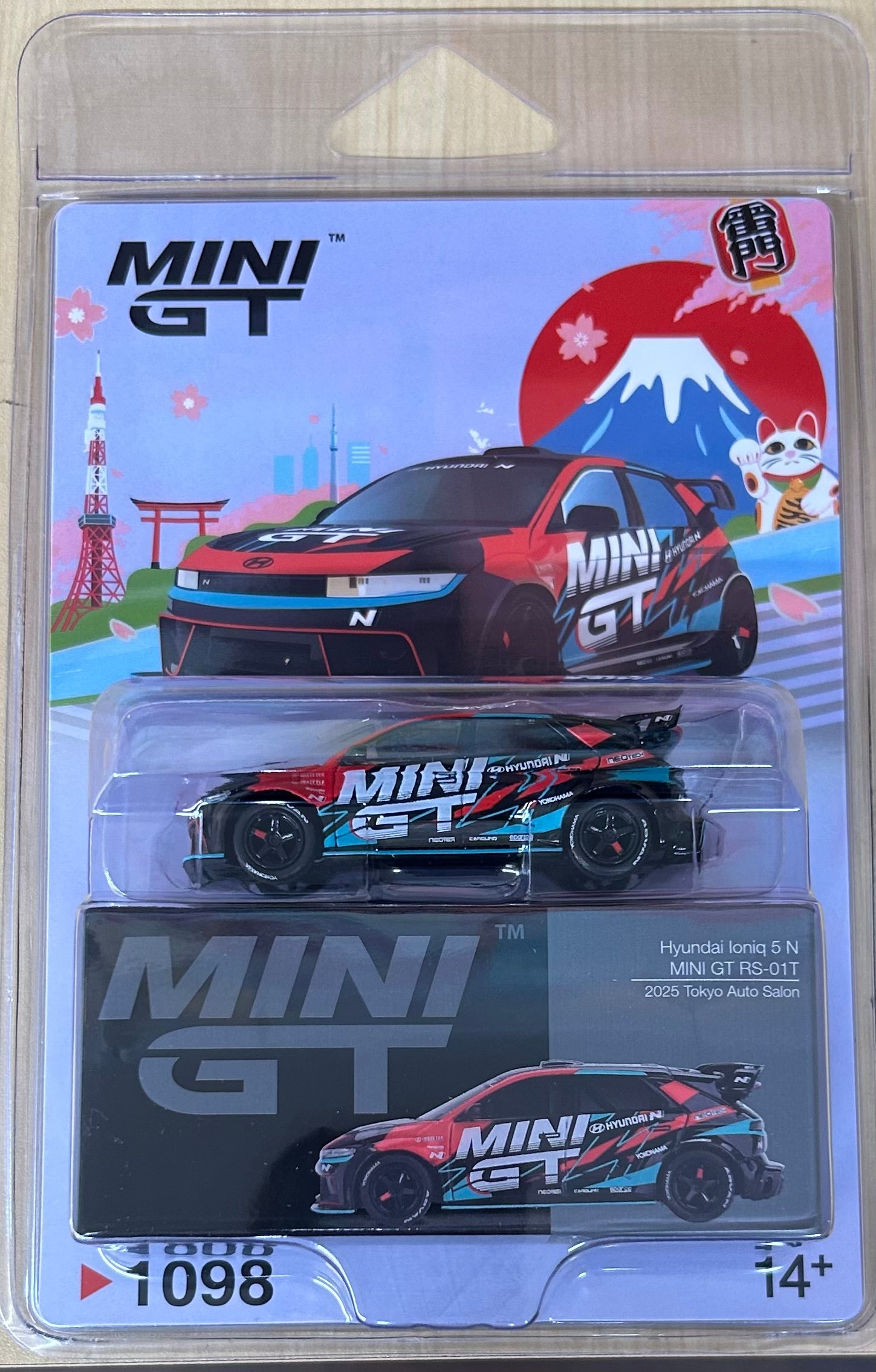 Mini GT Hyundai Ioniq 5 N MINI GT RS-01T 2025 Tokyo Auto Salon #1098
