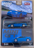 Mini GT Bugatti EB110 GT MIJO Blu Bugatti #644