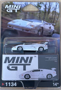 Mini GT Lamborghini Countach 25th Anniversary White #1134