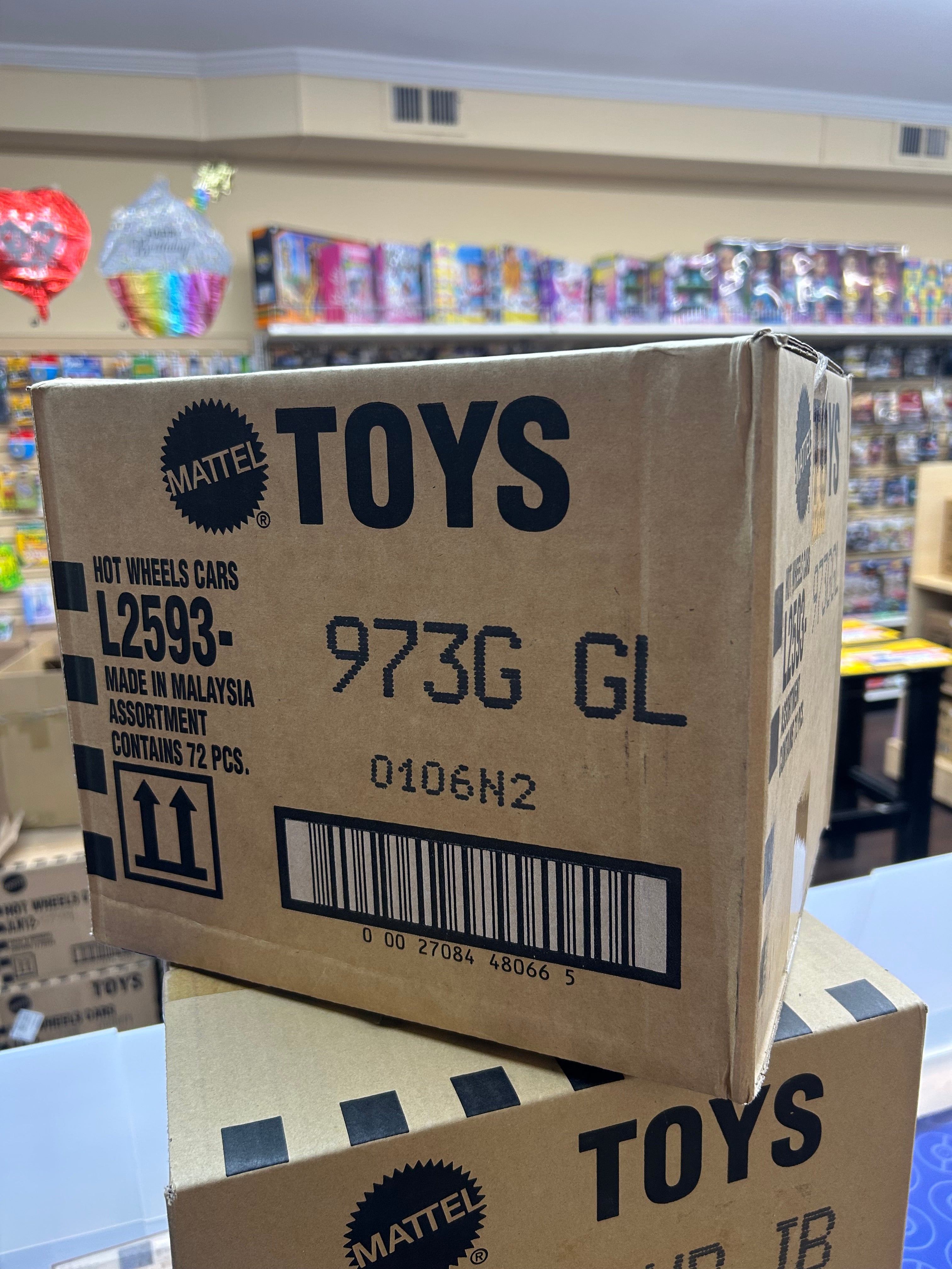 Hot Wheels Basic Factory Sealed Case L2593-973G (2026 CASE G) (72 Cars)