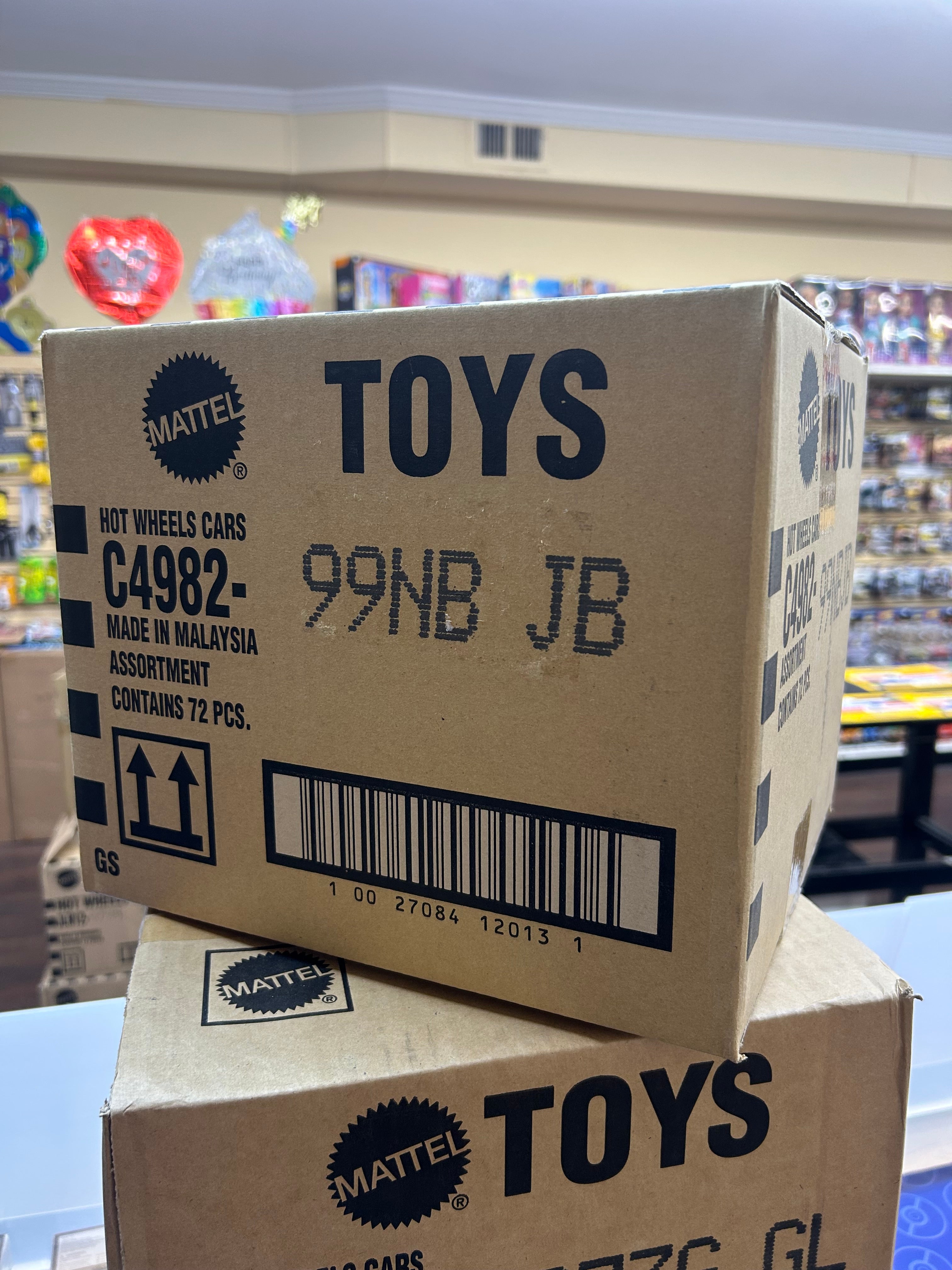 Hot Wheels Basic International Factory Sealed Case C4982-99NB (2026 CASE B) (72 Cars)