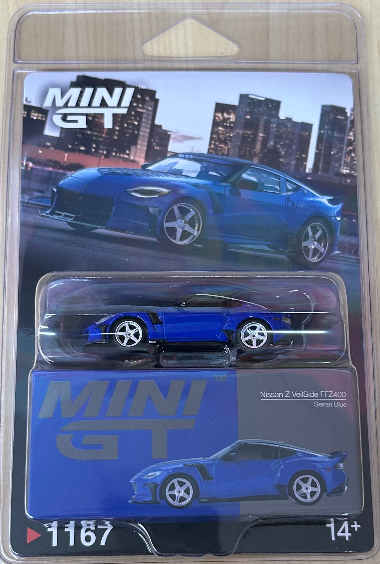 Mini GT Nissan Z VeilSide FFZ400 Serian Blue #1167